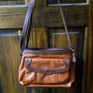 b.o.c. Brown Crossbody Bag with Vintage-Inspired Design